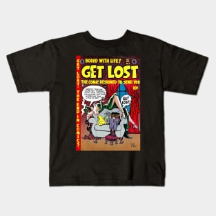 Get Lost Comics 1954, Vintage Comic Book Cover Art Kids T-Shirt